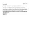 The letter of complain
