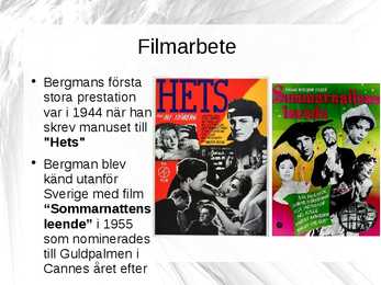 Ingmar Bergman ettekanne #5