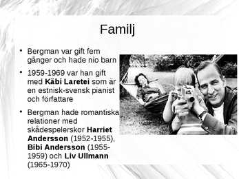 Ingmar Bergman ettekanne #7
