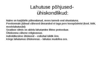 Abielu kriisiperioodid- põhjused ja toimetulek #4