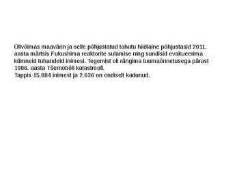 Fukushima kriisi tagajärgede aktuaalsusest 2014 #2