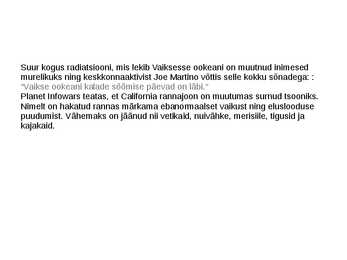 Fukushima kriisi tagajärgede aktuaalsusest 2014 #13