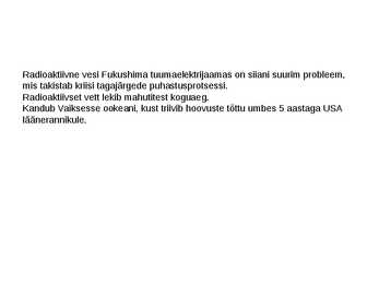 Fukushima kriisi tagajärgede aktuaalsusest 2014 #3