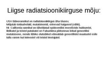 Fukushima kriisi tagajärgede aktuaalsusest 2014 #7