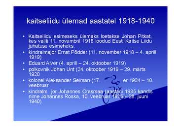 Kaitseliit-Ehk siis Eesti Riikluse pant #5