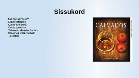 Calvadosi töötlemine #2