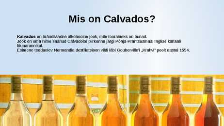 Calvadosi töötlemine #3