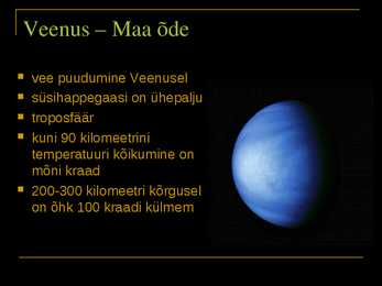 Veenus-esitlus #9