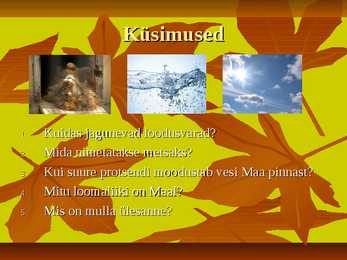 Esitlus - Taastuvad loodusvarad #9