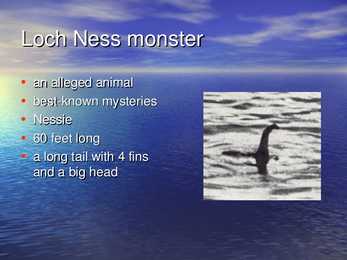 Loch Ness - Esitlus #6