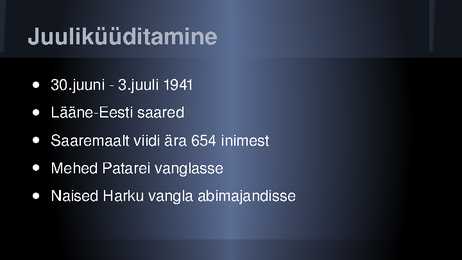 Küüditamine Baltimaades #6