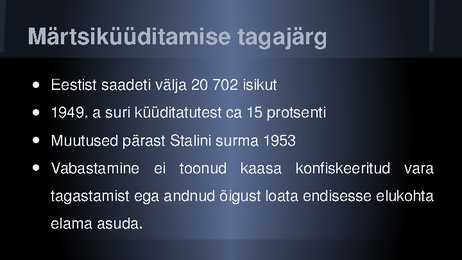 Küüditamine Baltimaades #10