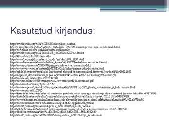 Ökoloogilise tasakaalu muutused ja tagajärjed #14