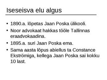 Jaan Poska #3