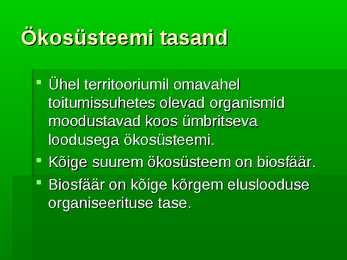 Bioloogia uurib elu #12