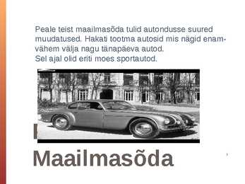 Autoajastu #9