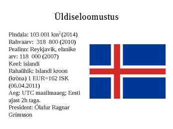 islandi üldandmed #2