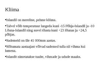 islandi üldandmed #6
