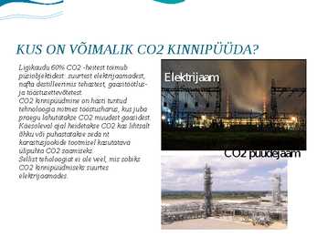Esitlus-CO2 HEIDETE VÄHENDAMISE VÕIMALUSED #3