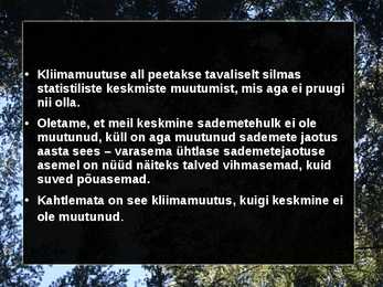 Kliima ja selle muutus #5