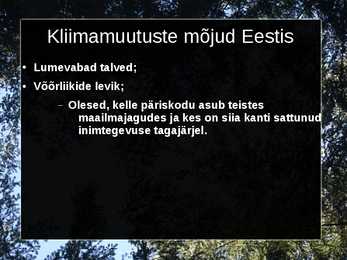 Kliima ja selle muutus #7