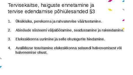 Rahvatervise seadus #4