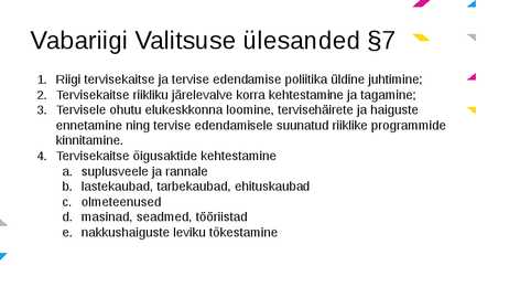 Rahvatervise seadus #9
