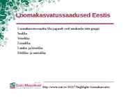 Loomakasvatussaaduste kogutoodang Eestis #5