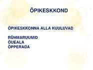 Õpikeskkond #2