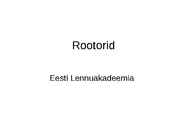 Kopteri rootorid