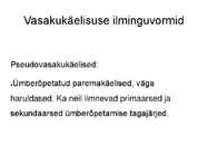 Vasakukäelisus #9