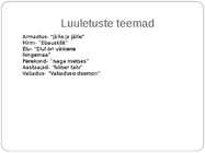 Betti Alveri luulekogu ülevaade #4