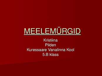Meelemürgid
