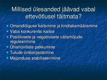 Valitsus ja riigieelarve #2