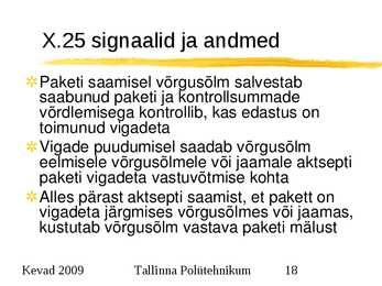 Arvutivõrkude alused #18