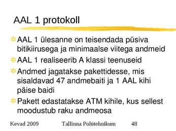 Arvutivõrkude alused #48