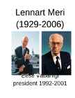 Lennart Meri-referaat