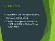Esitlus Aadu Hindist #11