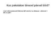 Karjääriõpetuse iseseisev töö arvutiga #5