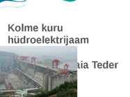 Kolme kuru hüdroelektrijaam
