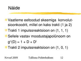 Sidesüsteemid ja võrgud #12