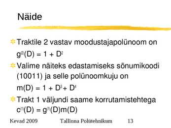 Sidesüsteemid ja võrgud #13
