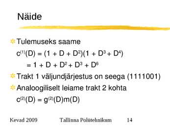 Sidesüsteemid ja võrgud #14