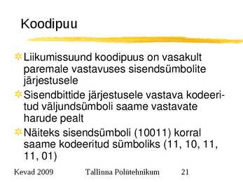Sidesüsteemid ja võrgud #21