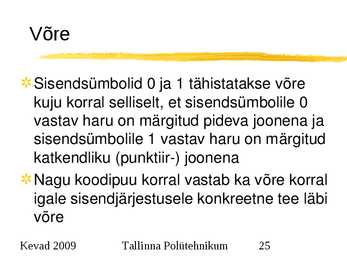 Sidesüsteemid ja võrgud #25
