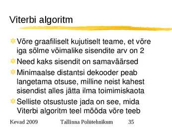 Sidesüsteemid ja võrgud #35