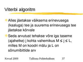 Sidesüsteemid ja võrgud #37