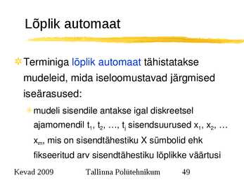 Sidesüsteemid ja võrgud #49
