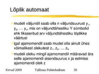 Sidesüsteemid ja võrgud #50
