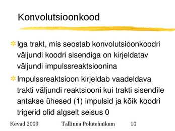 Sidesüsteemid ja võrgud #10